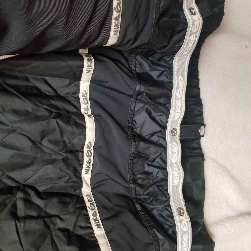 Nike SB Hooded Jacket Black Checkered Padded Skateboarding Coat Small - Picture 13 of 16